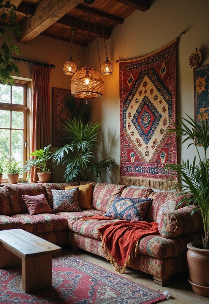 26 Tropical Bohemian Decor Ideas Full of Color 18 26 Tropical Bohemian Decor Ideas Full of Color - 18. Ethnic Patterns