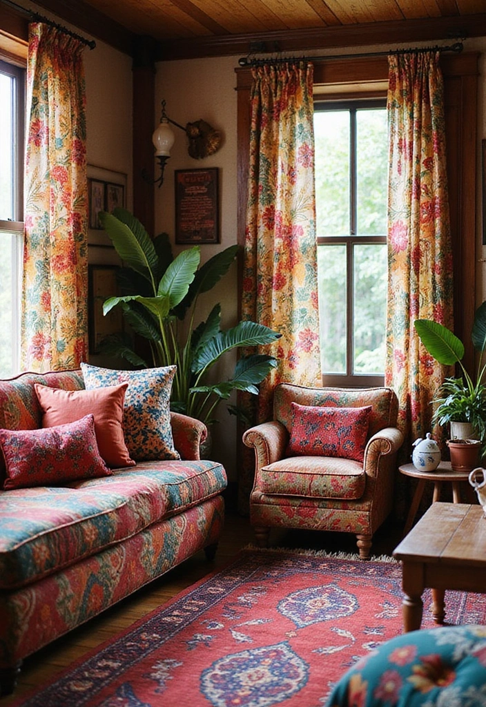 26 Tropical Bohemian Decor Ideas Full of Color 2 26 Tropical Bohemian Decor Ideas Full of Color - 2. Colorful Textiles