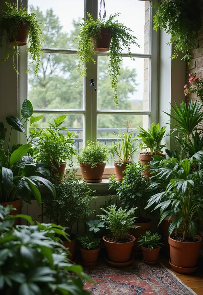 27 Bohemian Balcony Ideas That Transform Small Spaces 1 27 Bohemian Balcony Ideas That Transform Small Spaces - 1. Lush Greenery Overload