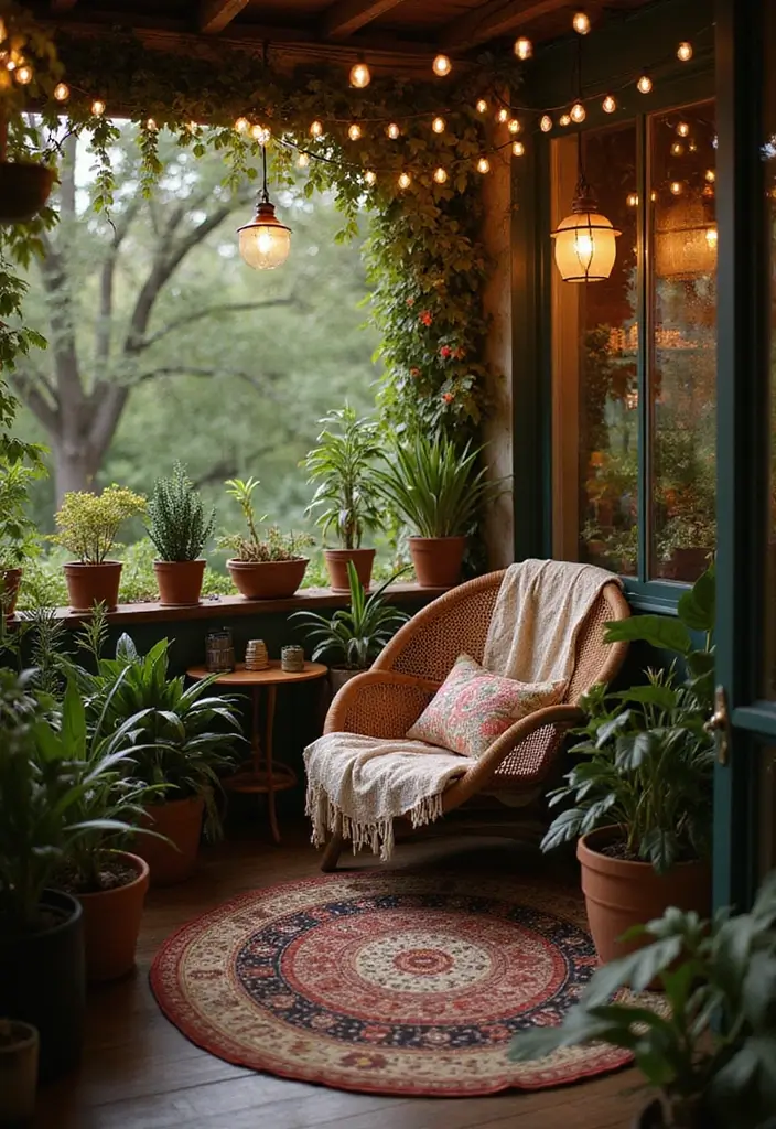 27 Bohemian Balcony Ideas That Transform Small Spaces 18 27 Bohemian Balcony Ideas That Transform Small Spaces - 18. Cozy Swing Chairs