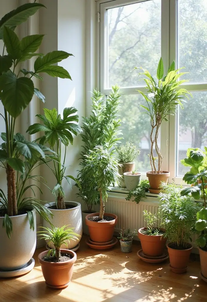 27 Bohemian Chic Living Room Ideas That Feel Effortlessly Stylish 2 27 Bohemian Chic Living Room Ideas That Feel Effortlessly Stylish - 2. Plant Paradise