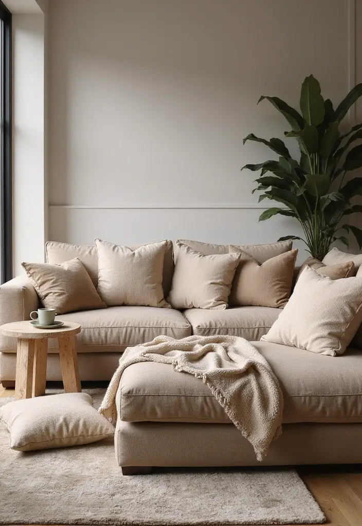 27 Bohemian Chic Living Room Ideas That Feel Effortlessly Stylish 22 27 Bohemian Chic Living Room Ideas That Feel Effortlessly Stylish - 22. Emphasis on Comfort