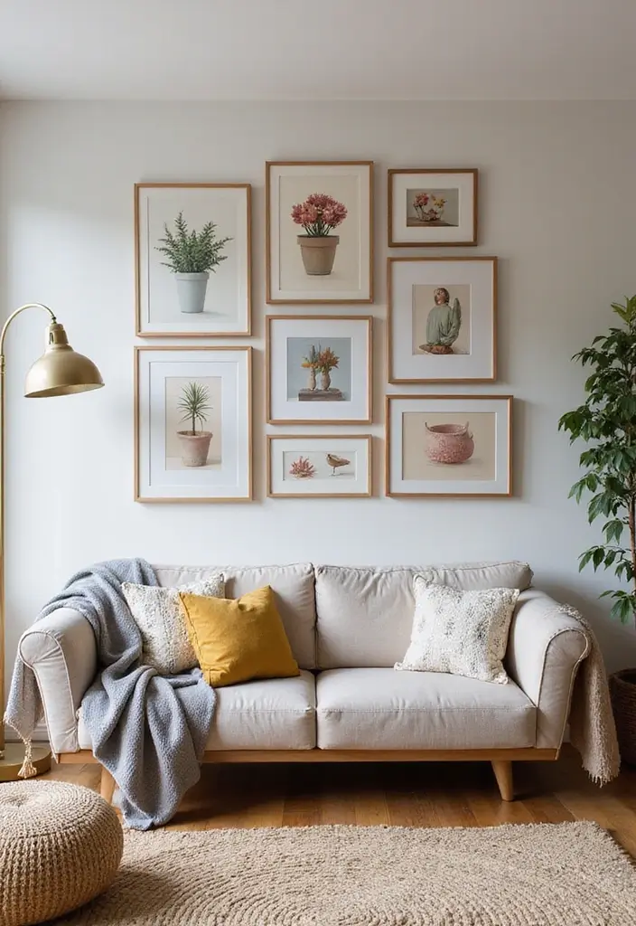 27 Bohemian Chic Living Room Ideas That Feel Effortlessly Stylish 4 27 Bohemian Chic Living Room Ideas That Feel Effortlessly Stylish - 4. Artistic Home Accents