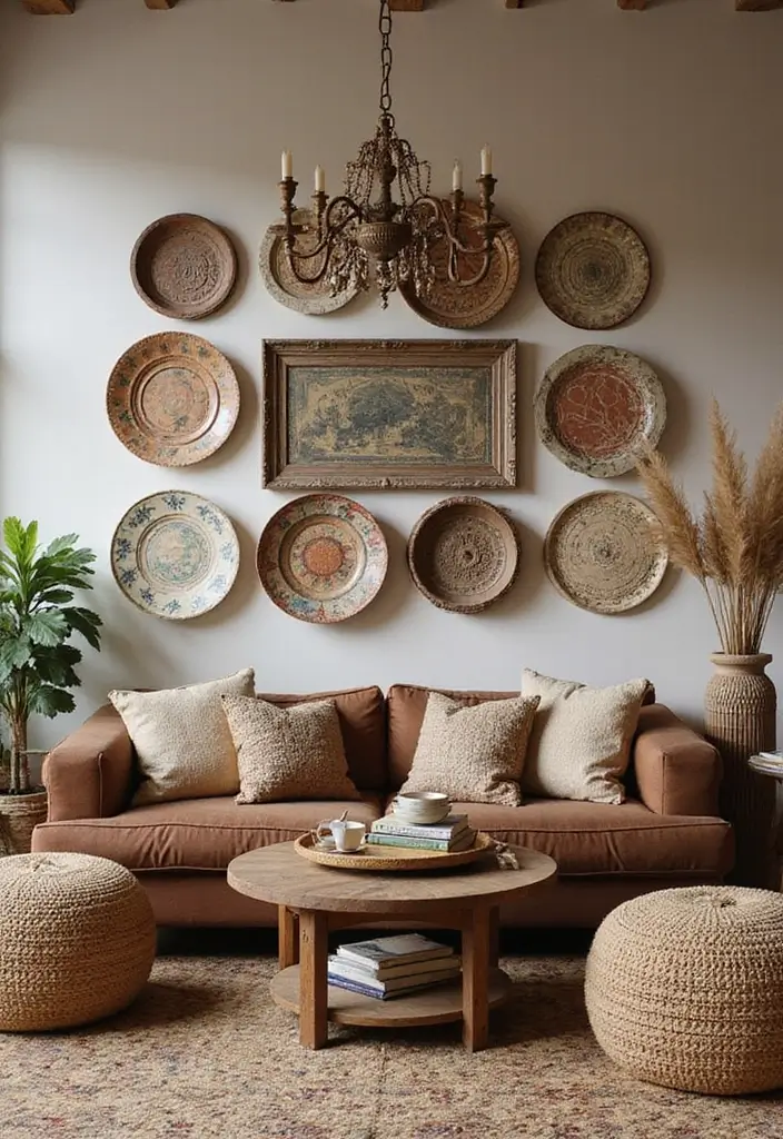 27 Bohemian Chic Living Room Ideas That Feel Effortlessly Stylish 8 27 Bohemian Chic Living Room Ideas That Feel Effortlessly Stylish - 8. A Mix of Cultures