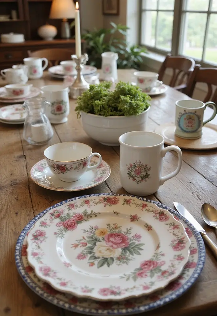 27 Bohemian Dining Room Ideas for Laid-Back Entertaining - 18. Personalized Dinnerware