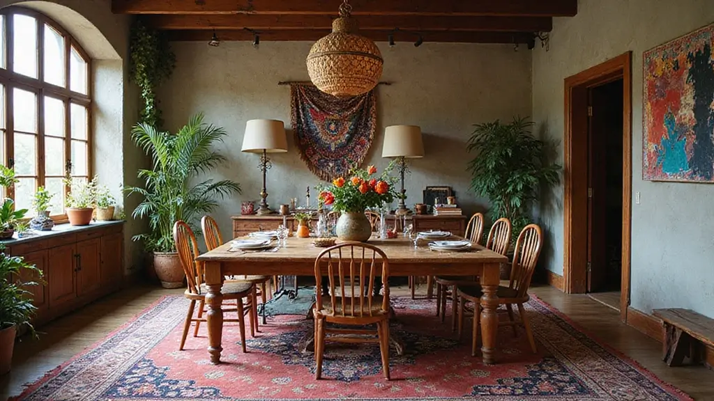 27 Bohemian Dining Room Ideas for Laid-Back Entertaining