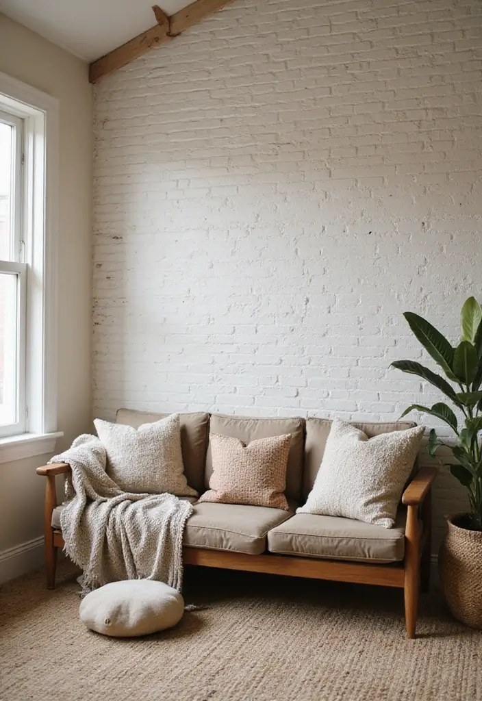 27 Bohemian Farmhouse Decor Looks That Feel Fresh and Cozy - 22. Textured Wall Finishes