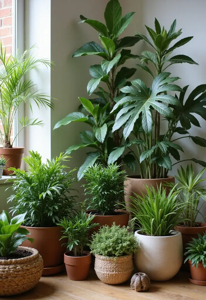 27 Bohemian Farmhouse Decor Looks That Feel Fresh and Cozy - 3. Lush Indoor Plants