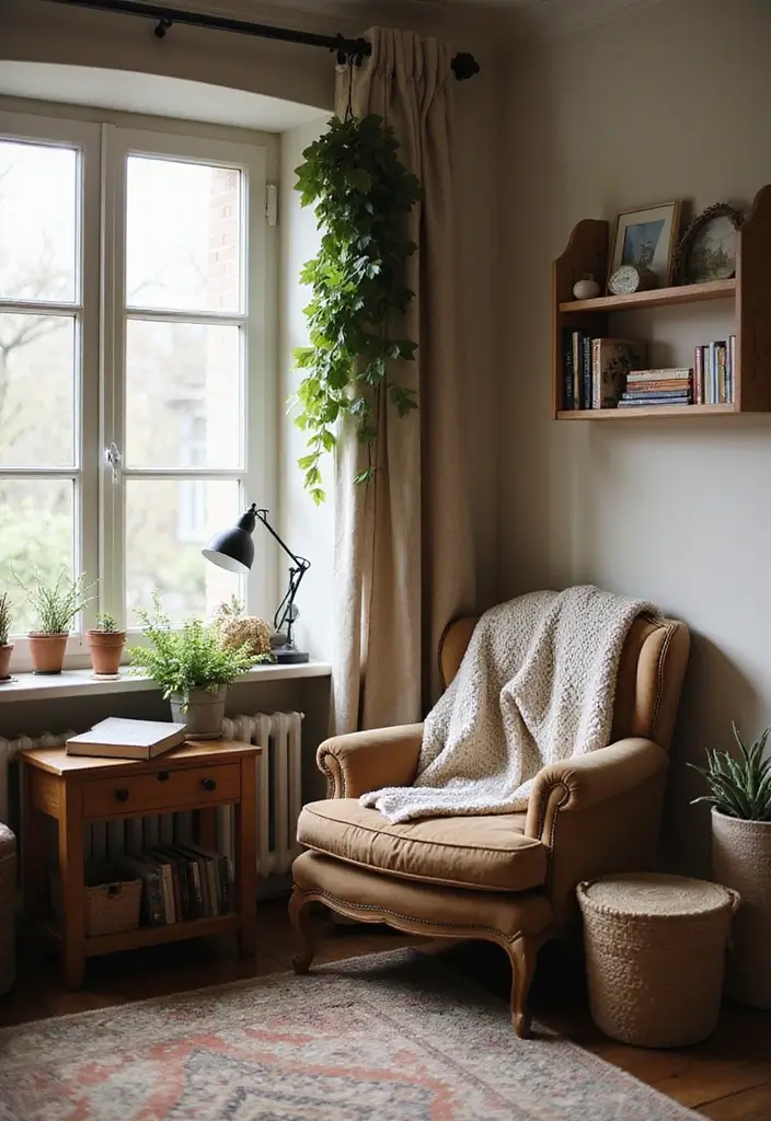 27 Bohemian Farmhouse Decor Looks That Feel Fresh and Cozy - 9. Cozy Nooks for Relaxation