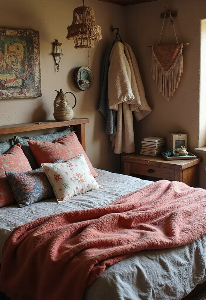 27 Bohemian Girls Bedroom Designs Full of Personality 12 27 Bohemian Girls Bedroom Designs Full of Personality - 12. Layered Textiles