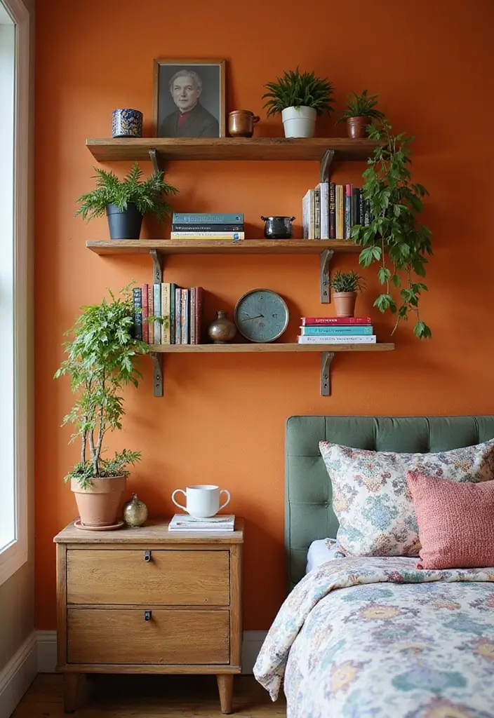 27 Bohemian Girls Bedroom Designs Full of Personality 13 27 Bohemian Girls Bedroom Designs Full of Personality - 13. Creative Shelving Solutions