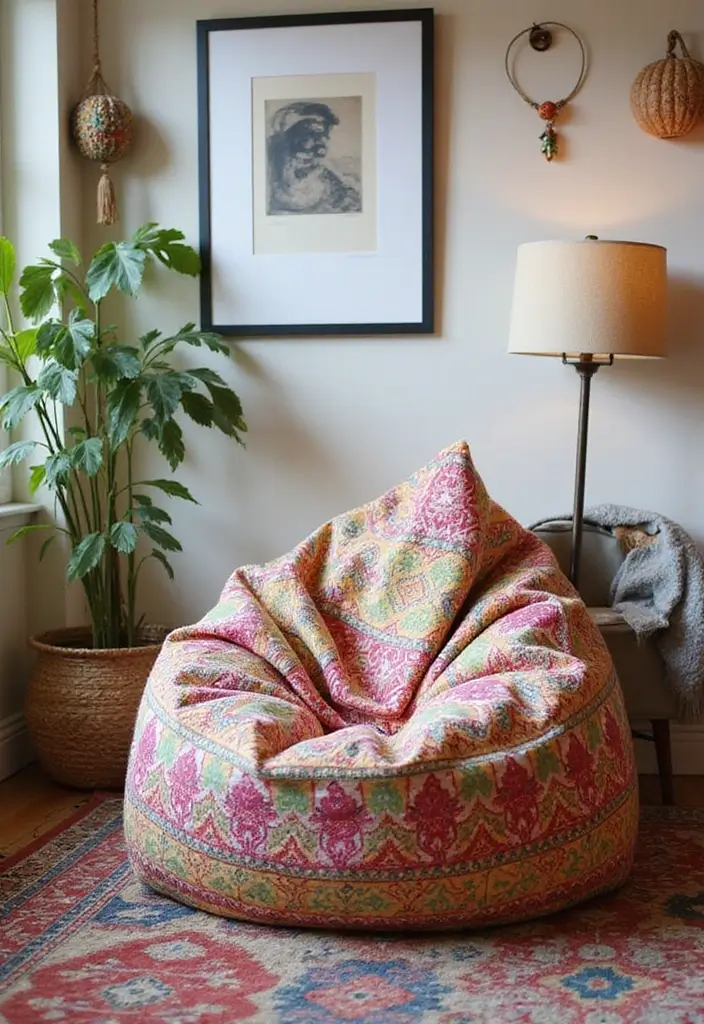 27 Bohemian Girls Bedroom Designs Full of Personality 14 27 Bohemian Girls Bedroom Designs Full of Personality - 14. Trendy Bean Bags