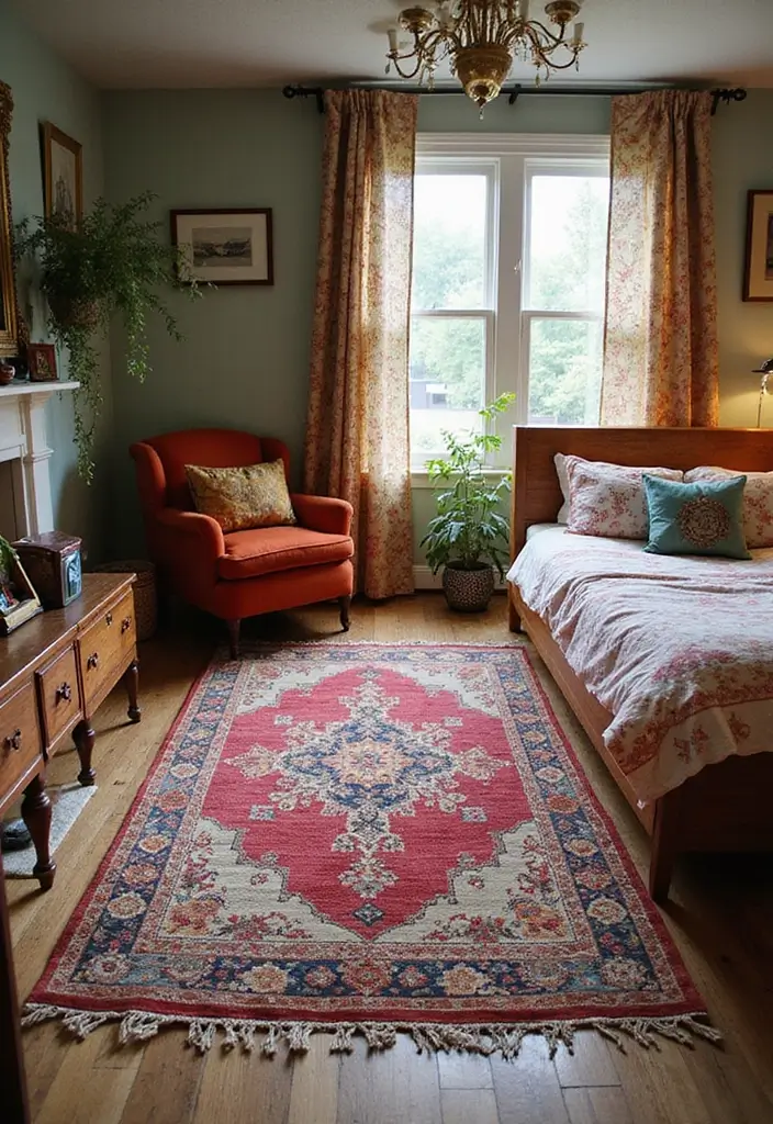 27 Bohemian Girls Bedroom Designs Full of Personality 3 27 Bohemian Girls Bedroom Designs Full of Personality - 3. Vintage Rugs
