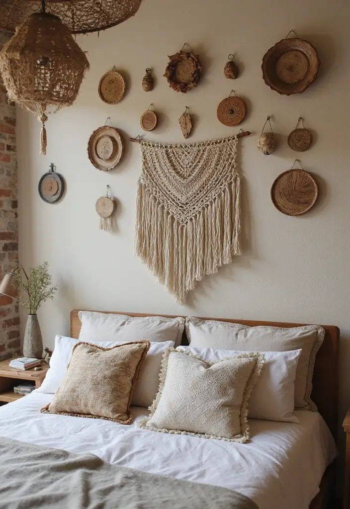 27 Bohemian Girls Bedroom Designs Full of Personality 5 27 Bohemian Girls Bedroom Designs Full of Personality - 5. Artistic Wall Decor