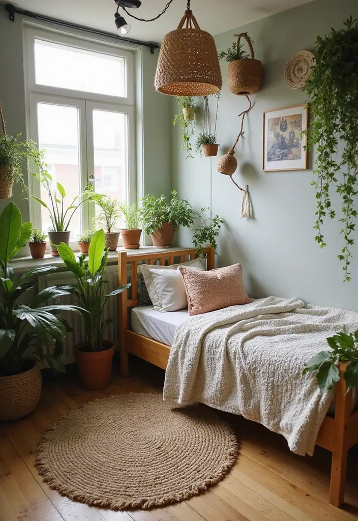 27 Bohemian Girls Bedroom Designs Full of Personality 6 27 Bohemian Girls Bedroom Designs Full of Personality - 6. Nature-Inspired Elements