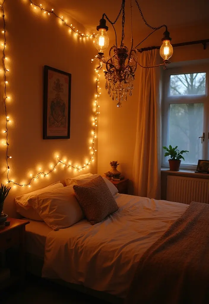 27 Bohemian Girls Bedroom Designs Full of Personality 7 27 Bohemian Girls Bedroom Designs Full of Personality - 7. Whimsical Lighting