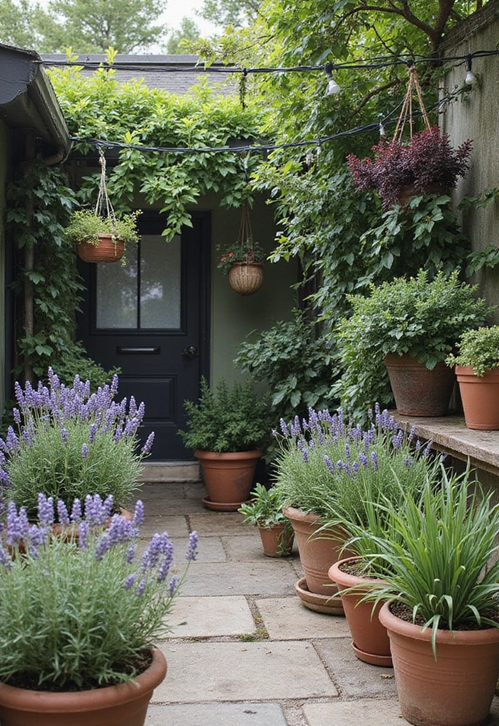 27 Bohemian Patio Ideas for Dreamy Outdoor Vibes 24 27 Bohemian Patio Ideas for Dreamy Outdoor Vibes - 24. Scented Plants and Herbs