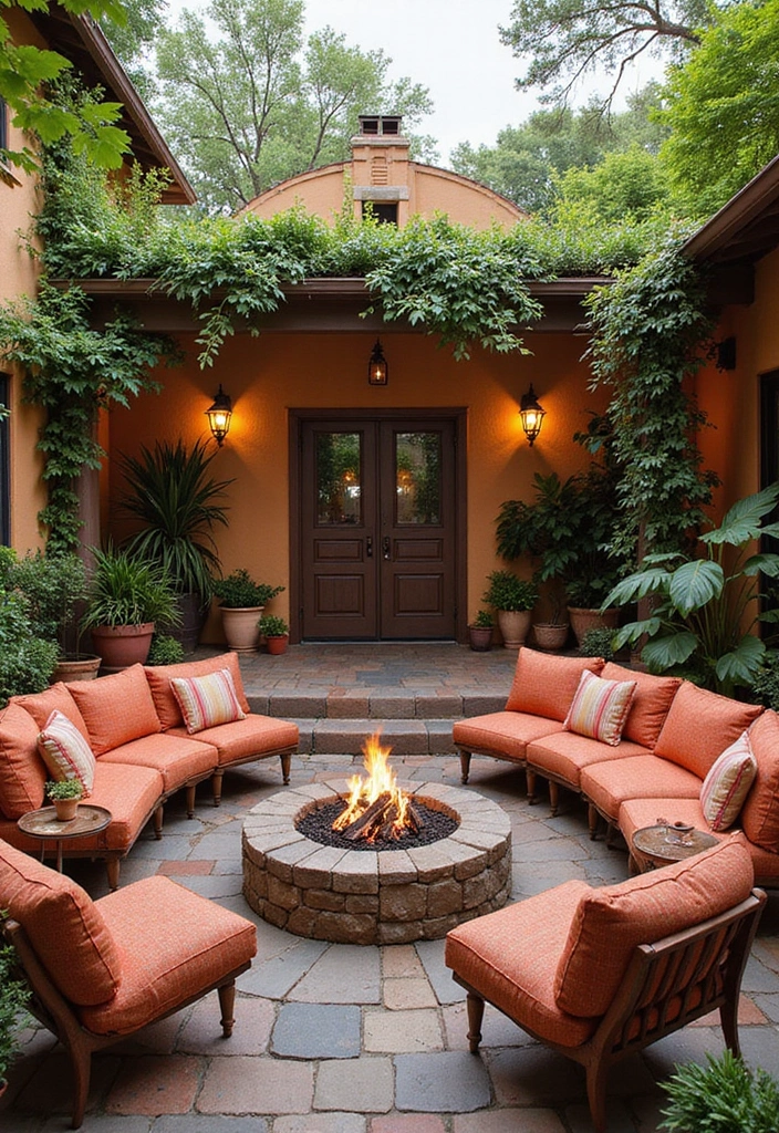 27 Bohemian Patio Ideas for Dreamy Outdoor Vibes 27 27 Bohemian Patio Ideas for Dreamy Outdoor Vibes - 27. Gathering Space for Community