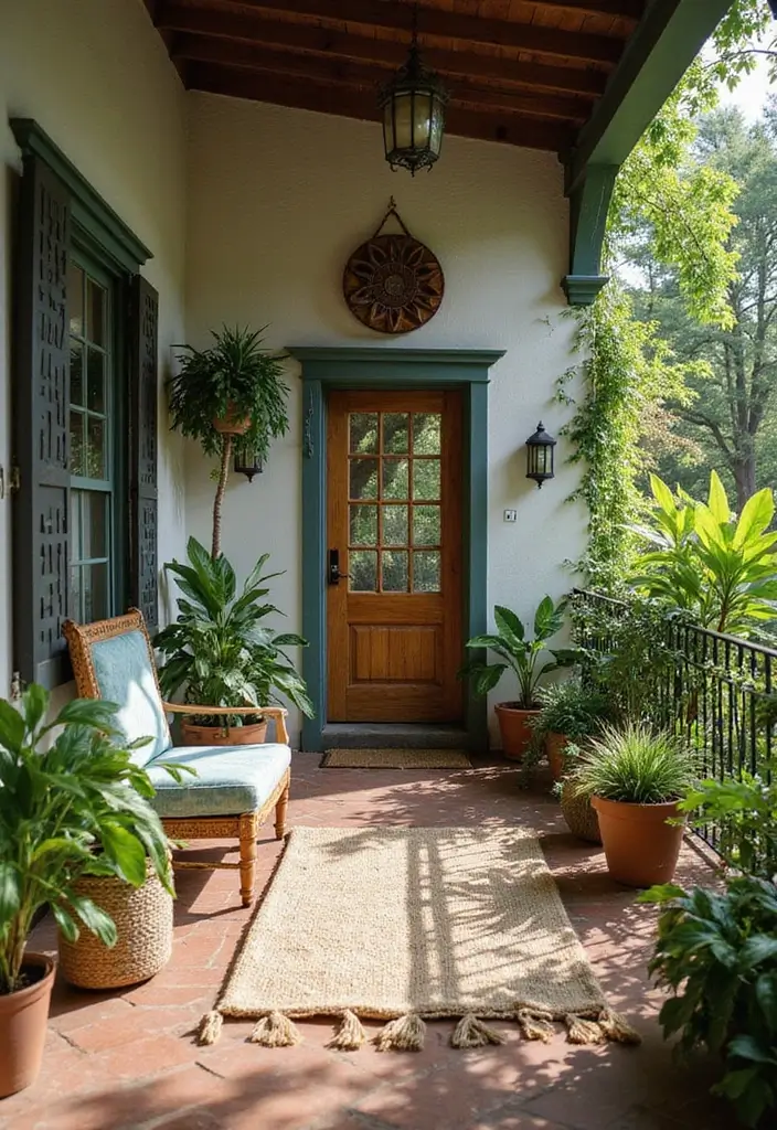 27 Bohemian Porch Ideas Perfect for Relaxing Afternoons 21 27 Bohemian Porch Ideas Perfect for Relaxing Afternoons - 21. Sustainable Practices for Porch Care