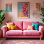 27 Pink Sofa Living Room Bohemian Ideas That Look Amazing