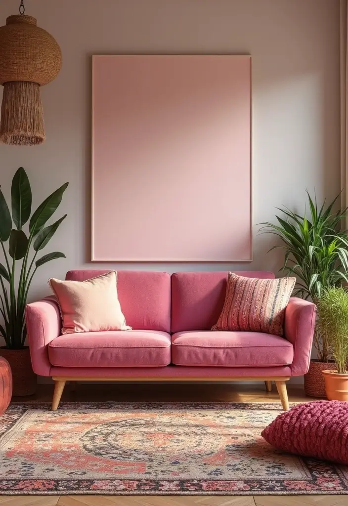 27 Pink Sofa Living Room Bohemian Ideas That Look Amazing 28 27 Pink Sofa Living Room Bohemian Ideas That Look Amazing - Conclusion