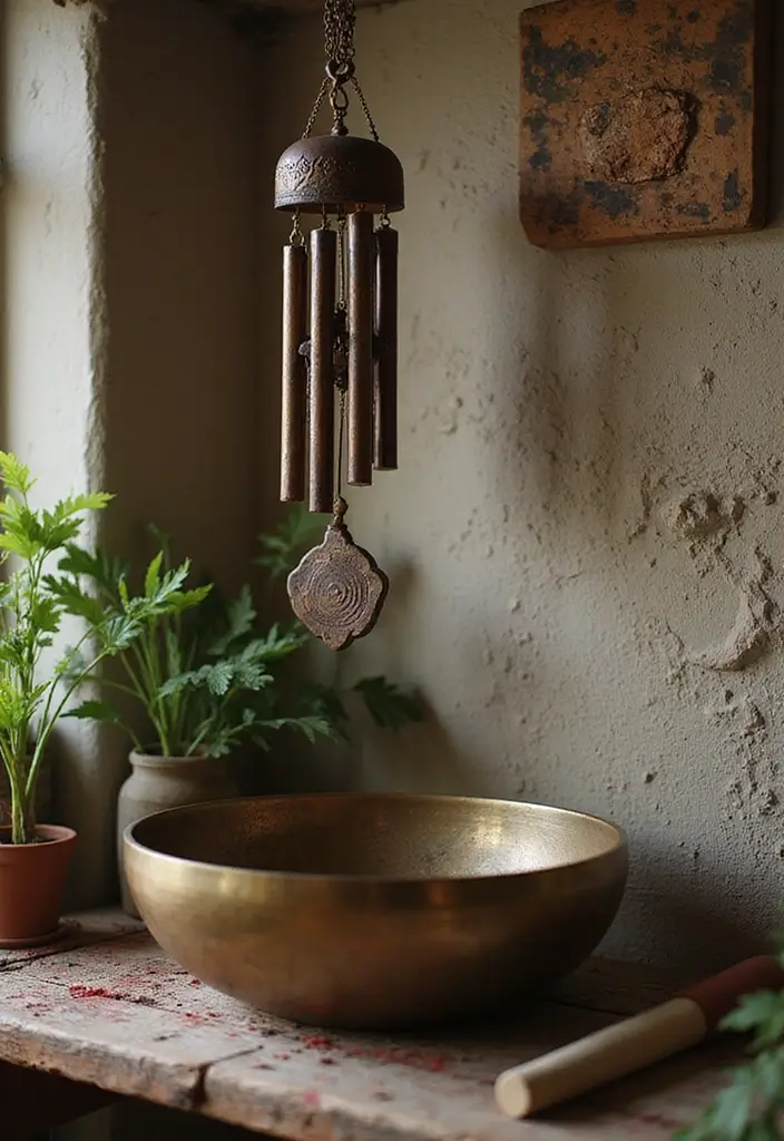 27 Witchy Bohemian Interior Design Ideas You’ll Love 24 27 Witchy Bohemian Interior Design Ideas You’ll Love - 24. Sound Elements