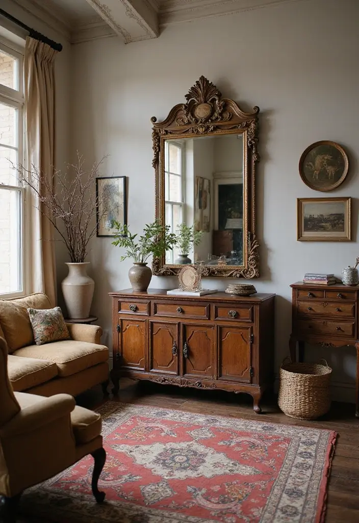 27 Witchy Bohemian Interior Design Ideas You’ll Love 7 27 Witchy Bohemian Interior Design Ideas You’ll Love - 7. Vintage Finds