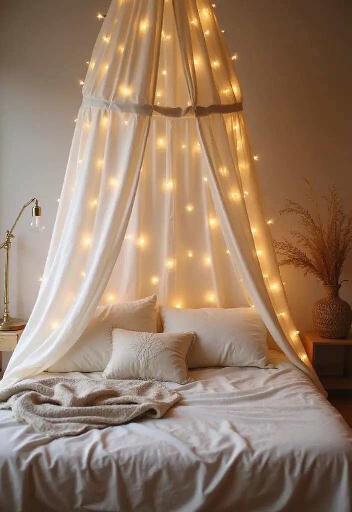 28 Bohemian Bedroom Inspirations That Never Go Out of Style 17 28 Bohemian Bedroom Inspirations That Never Go Out of Style - 17. Bohemian Canopies