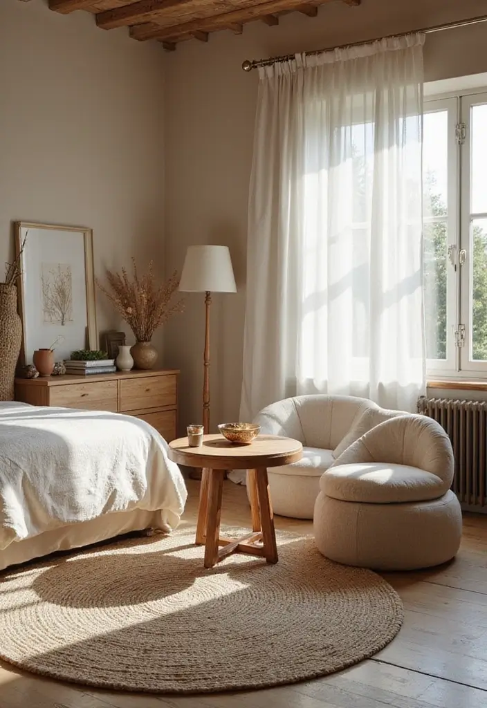 28 Bohemian Bedroom Inspirations That Never Go Out of Style 25 28 Bohemian Bedroom Inspirations That Never Go Out of Style - 25. Soft Edges and Curves