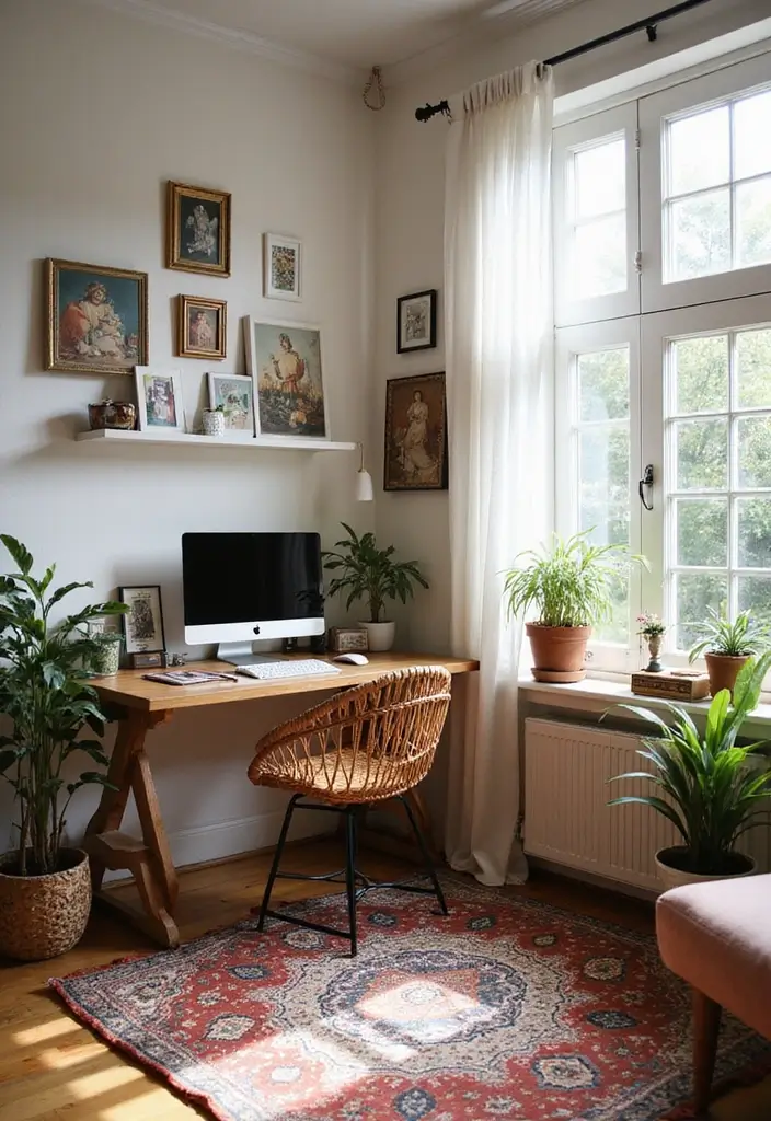 28 Bohemian Home Office Ideas That Spark Creativity - 22. Creative Workspace Zones