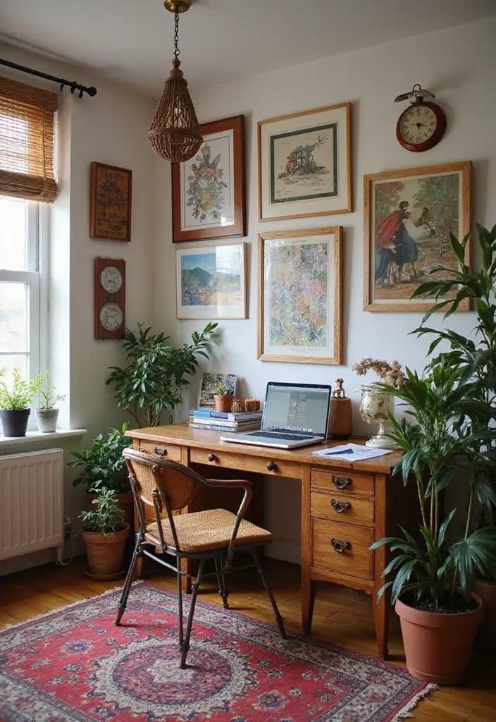 28 Bohemian Home Office Ideas That Spark Creativity - 28. The Power of Personalization