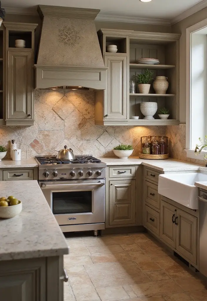 28 Bohemian Kitchen Backsplash Ideas That Pop - 12. Natural Stone