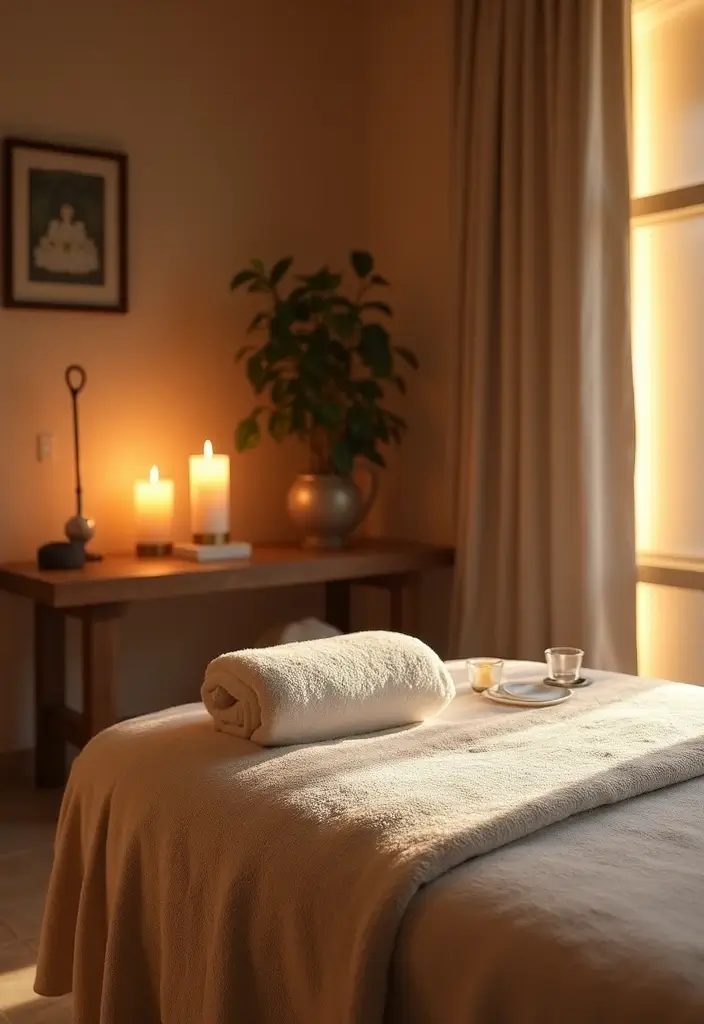 28 Bohemian Massage Room Ideas for a Calm Escape 11 28 Bohemian Massage Room Ideas for a Calm Escape - 11. Healing Soundscapes