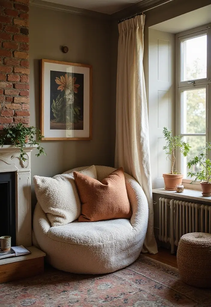 28 Eclectic Bohemian Living Room Ideas to Copy Instantly 10 28 Eclectic Bohemian Living Room Ideas to Copy Instantly - 10. Cozy Nooks and Corners