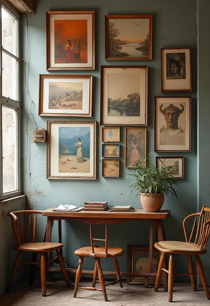 29 Bohemian Home Inspirations Straight from Pinterest - 28. Layered Artwork