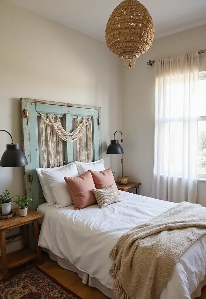 29 Bohemian Style Bedroom Designs Full of Charm 15 29 Bohemian Style Bedroom Designs Full of Charm - 15. Unique Headboards