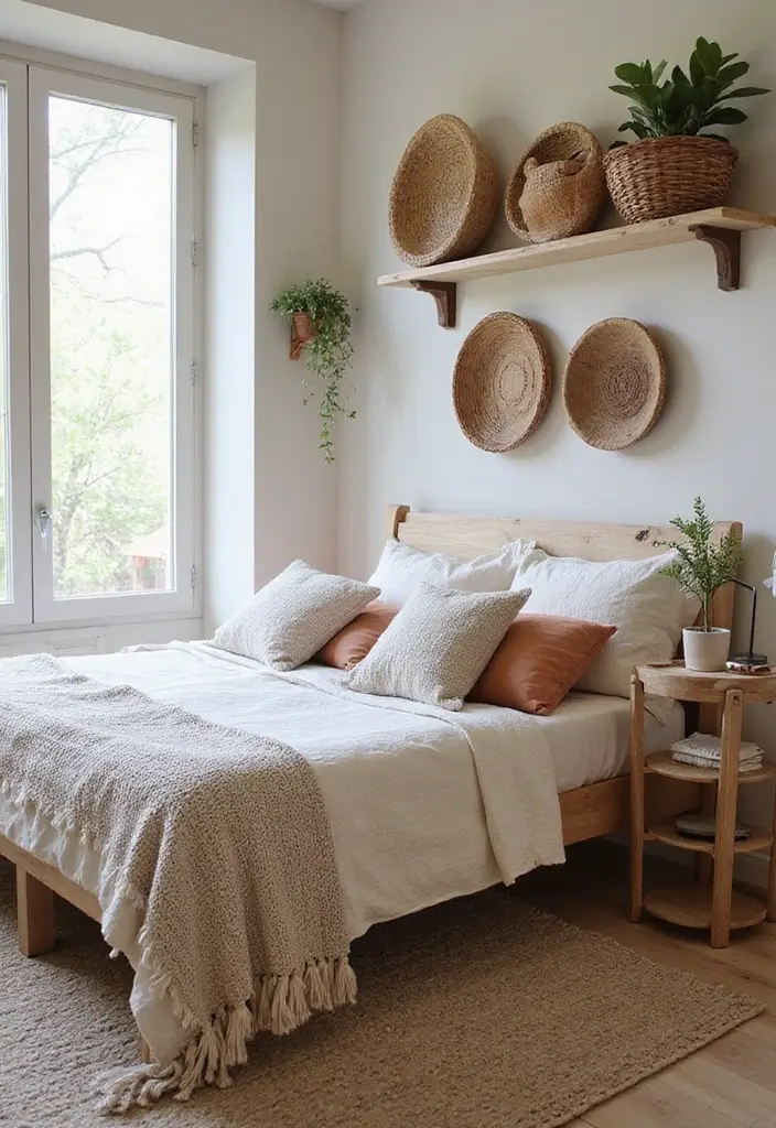 29 Bohemian Style Bedroom Designs Full of Charm 18 29 Bohemian Style Bedroom Designs Full of Charm - 18. Clever Storage Solutions