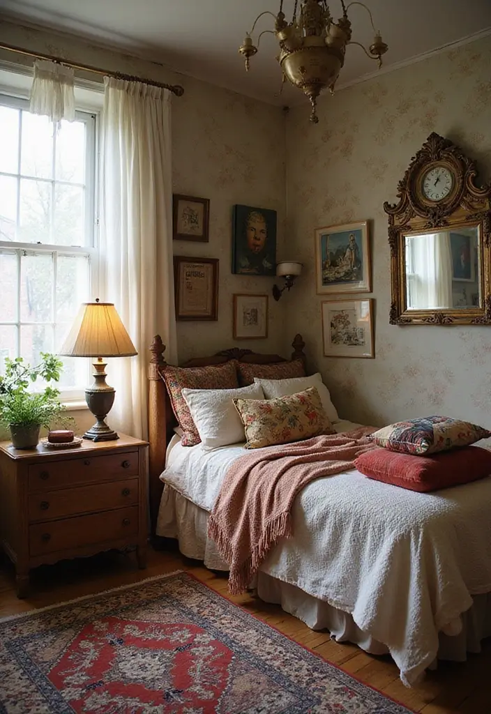 29 Bohemian Style Bedroom Designs Full of Charm 2 29 Bohemian Style Bedroom Designs Full of Charm - 2. Vintage Finds and Thrifted Decor