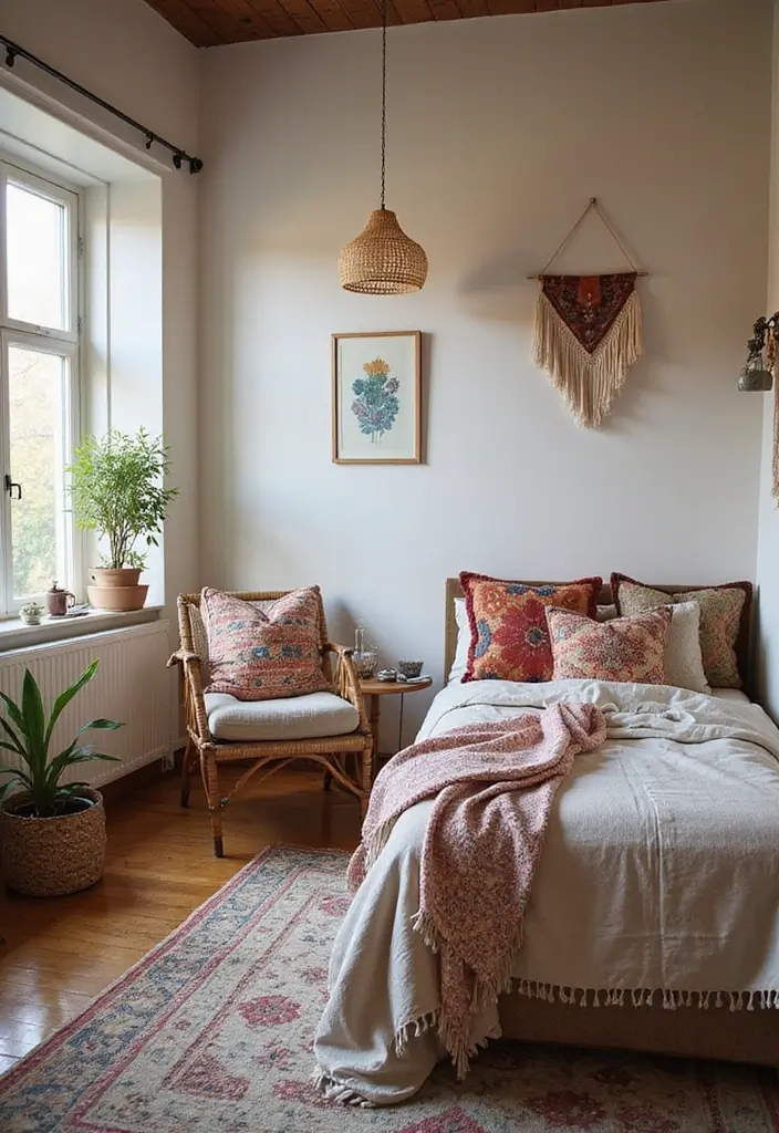 29 Bohemian Style Bedroom Designs Full of Charm 20 29 Bohemian Style Bedroom Designs Full of Charm - 20. Bedroom Nooks