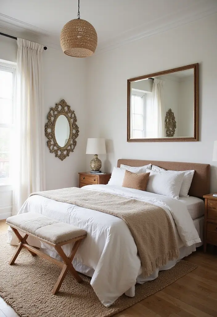 29 Bohemian Style Bedroom Designs Full of Charm 27 29 Bohemian Style Bedroom Designs Full of Charm - 27. Boho Chic Mirrors