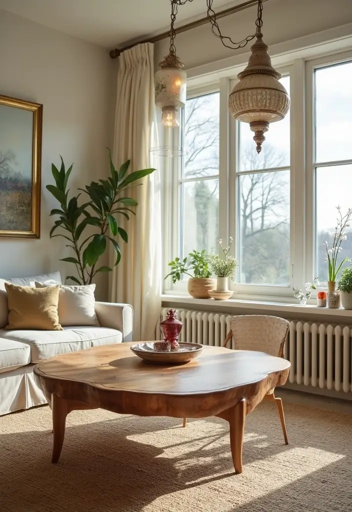 29 Bohemian Sunroom Ideas That Feel Dreamy and Light 20 29 Bohemian Sunroom Ideas That Feel Dreamy and Light - 20. Functional yet Artistic Elements