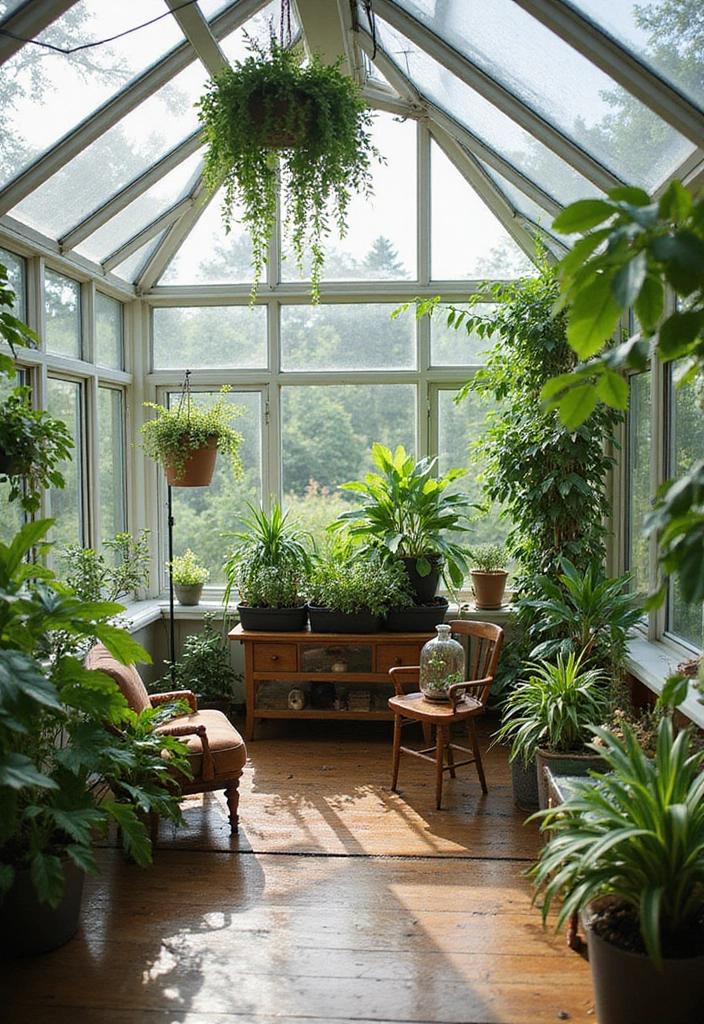 29 Bohemian Sunroom Ideas That Feel Dreamy and Light 24 29 Bohemian Sunroom Ideas That Feel Dreamy and Light - 24. Incorporate Fermenting Elements