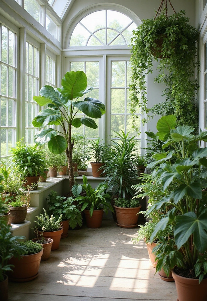 29 Bohemian Sunroom Ideas That Feel Dreamy and Light 7 29 Bohemian Sunroom Ideas That Feel Dreamy and Light - 7. Indoor Foliage Galore