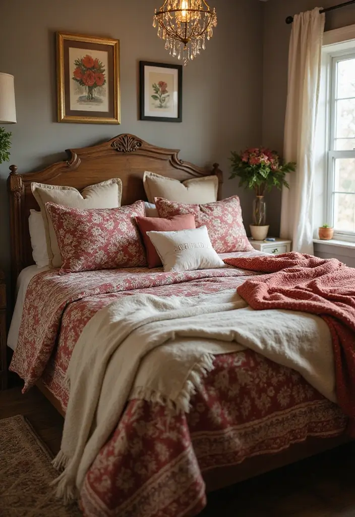 29 Cozy Bohemian Bedroom Ideas to Try This Year 15 29 Cozy Bohemian Bedroom Ideas to Try This Year - 15. Personalized Bedding