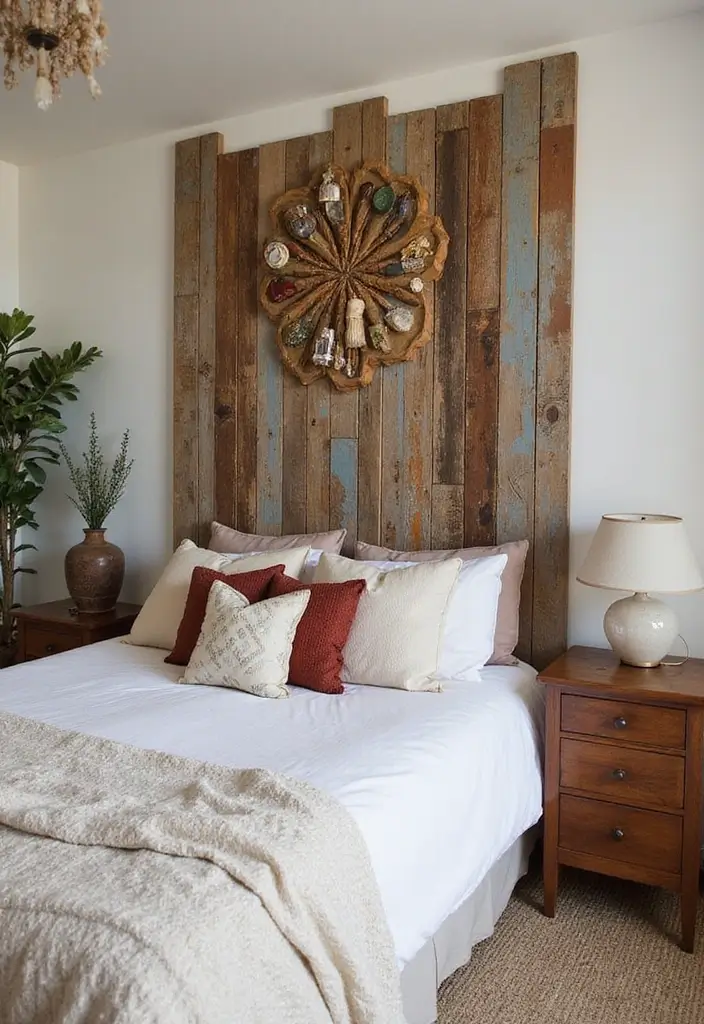 29 Cozy Bohemian Bedroom Ideas to Try This Year 16 29 Cozy Bohemian Bedroom Ideas to Try This Year - 16. Creative Headboards