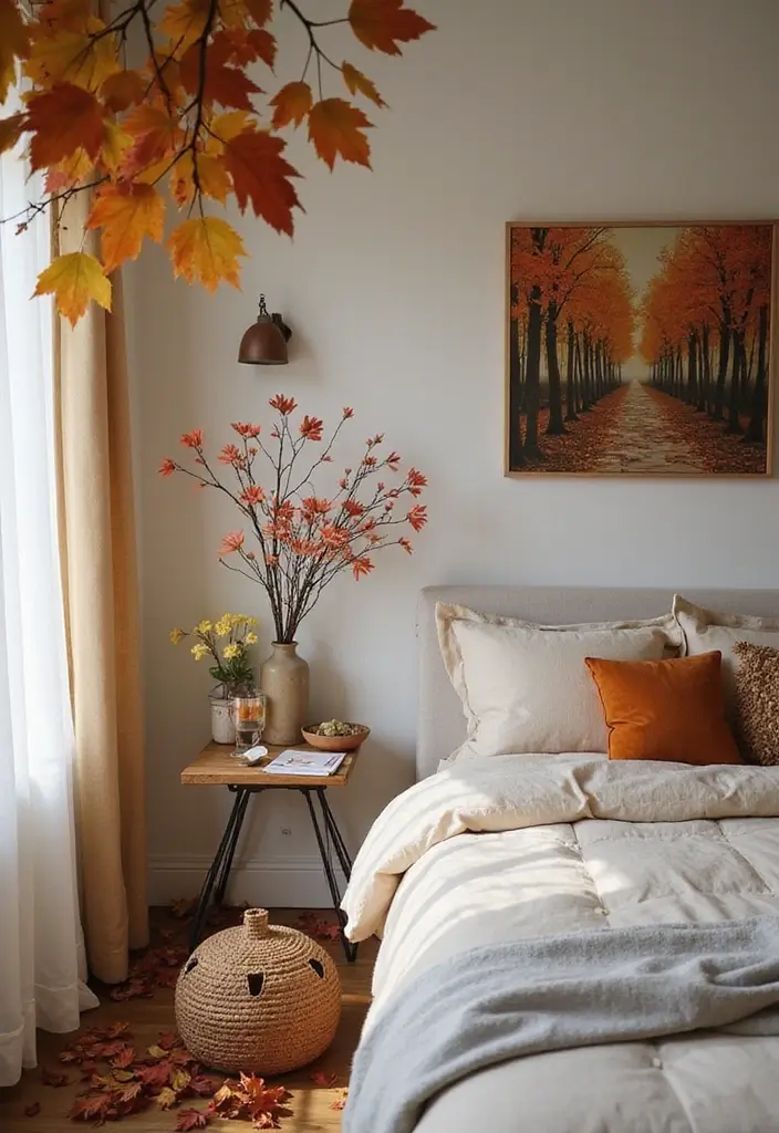 29 Cozy Bohemian Bedroom Ideas to Try This Year 29 29 Cozy Bohemian Bedroom Ideas to Try This Year - 29. Seasonal Decor Swaps