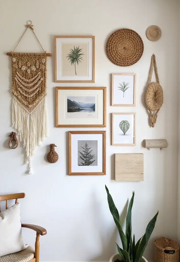 29 Cozy Bohemian Bedroom Ideas to Try This Year 3 29 Cozy Bohemian Bedroom Ideas to Try This Year - 3. Eclectic Wall Art