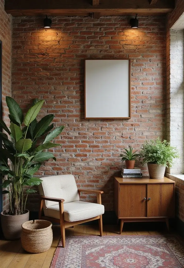 29 Industrial Bohemian Decor Inspirations with Edge - 18. Textured Walls