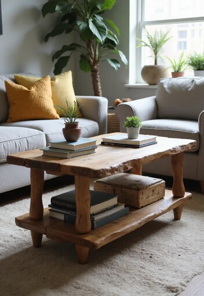 29 Industrial Bohemian Decor Inspirations with Edge - 25. Unique Coffee Table Designs