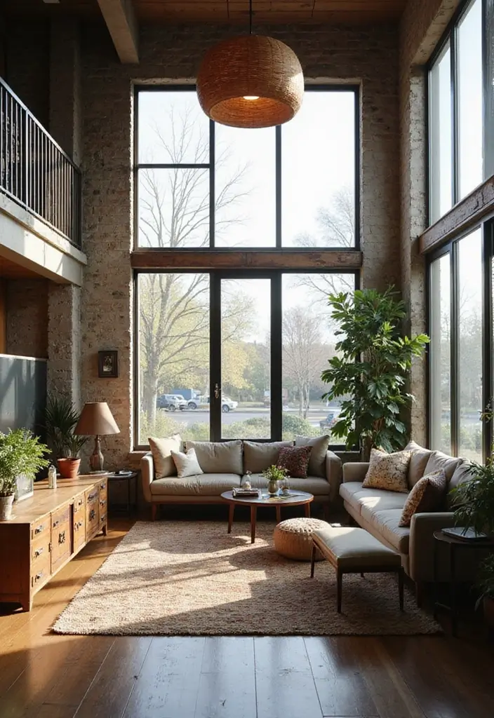 29 Industrial Bohemian Decor Inspirations with Edge - 27. Open and Airy Spaces